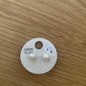 Сережки пусети з перлами біжутерія