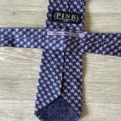 Thomas pink винтажный брендовый шелковый галстук