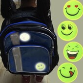 Светоотражающие наклейки со смайликами