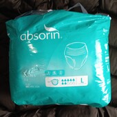 Труси підгузки Absorin. Розмір L. 14 шт