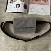 Поясная сумка бананка в камнях