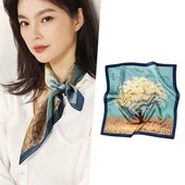 Платок стильный трендовый Искусственный шелк 70*70 см арт 16