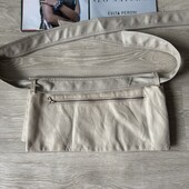 Поясная кожаная сумка клатч