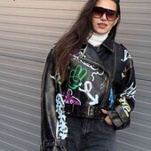 курточка еко шкіра