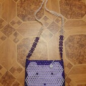 Сумка з бусін каменів, хенд мейд