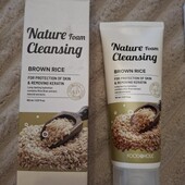 Foodaholic Увлажняющая пенка для умывания с экстрактом коричневого риса Nature Foam Cleansing Brown