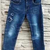 ❤️☀️❤️ Штаны тёплые джинсы на флисе. Идеальное состояние. Ставка=купить Сразу ⚡❗