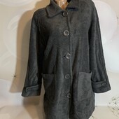 Флисовое весеннее пальто размер м/л, состояние идеальное