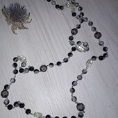 Намисто з намистин з ефектом битого скла