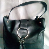 Фірмен. Сумка шопер з якісної євр. еко- шкіри + еко- замшу в ідеал.стані (сток) Багато різних лотів