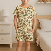 Трикотажная пижама на мальчика хлопок 130/134