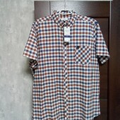 Новая брендовая коттоновая мужская рубашка р.XXL(56).