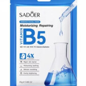 Зволожуюча тканинна маска для обличчя з вітаміном В5 Sadoer vitamin B5 25 г