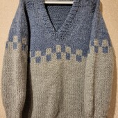 Теплющий вязаный свитер