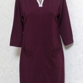 Женское платье с карманами р.50