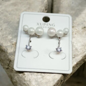 Сережки 'Xuping' Майорка,Фіаніт 086472