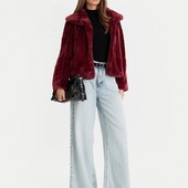 Елітна еко-шубка від C&A з капюшоном