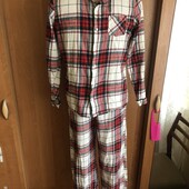 Пижама, комплект, 100% коттон, 13-14 р 164 см. George, в ідеалі