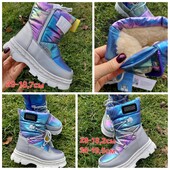 Зимові дутіки сапоги дутики ботинки 28-18,2см 29-18,7см 30-19,5см Том.м