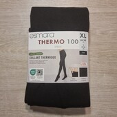 Есмара! Жіночі термоколготки, теплі жіночі колготки! 100 ден, чорні! 44/46 євро 50/52 наш! Лот 3