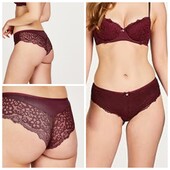Hunkemoller! Шикарні мереживні жіночі труси 2Хл розмір windsor wine! Лот 20