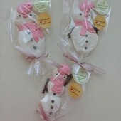 Зефірні сніговики у порційному пакуванні