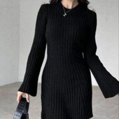 Теплое вязаное платье Esmara S 36/38