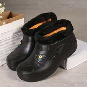 Жіночі калоші з хутром 36/37р — водонепроникні, теплі та стильні