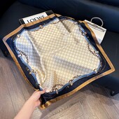 Платок стильный трендовый Искусственный шелк 70*70 см арт 39