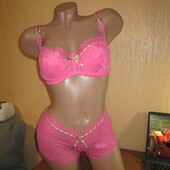 Стильний комплект від Lepel трусики розмір 36/38, бюстгальтер 36/80В