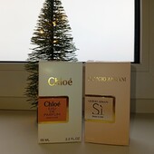 Стійкі аромати.Giorgio Armani Si, та Chloe по 58мл у скла. Аромат на вибір