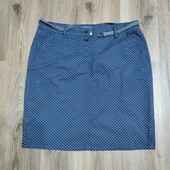 Спідниця джинсова в принт, розмір 44євро( повноцінний наш 52р.)