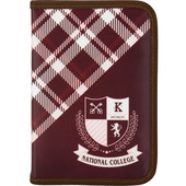 Пенал без наполнения школьный Kite College K17-621-3