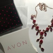 Бижутерия, avon колье,подвеска,цепочка Collar Rosalie ,единственное,Длина цепочки: 42 + 9 см.