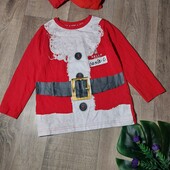 Кофьинка трикотаж.Новорічний принт.Ідеал