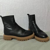 Зимові черевики з натуральної шкіри