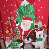 Різдвяна пісковдра велика на гудзиках