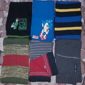Лот шапок+ шарфи на хлопчика