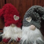 Текстильная декоративная светящиеся игрушка фигурка гном