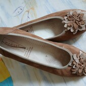 Туфли,туфельки,ортопед.стелька,натур.замш,бренд,качество,р.41.