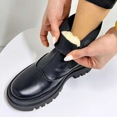 Акция! Снижена цена! Натуральная кожа , очень теплые зимние челси, ботинки по скидке