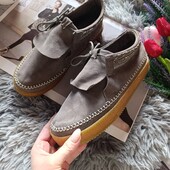 Замшеві мокасини з хутряною устілкою Erku Chukka розмір 39