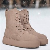 Зима! Натуральная Кожа! бежевые 36,37,38р