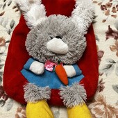 Дитячий рюкзачок з мʼякою іграшкою бу