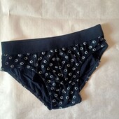 Бавовняні чоловічі труси чорного кольору xs, l. мужские трусы 9461