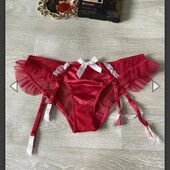 Трусы с резинками для чулок