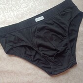 Бавовняні чоловічі труси чорного кольору ХL. Мужские трусы 9236