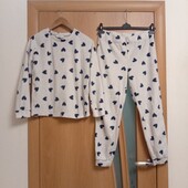 Хорошенькая тепленькая пижама костюм для дома и сна, размер 12