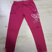 Лосинки з об'ємною аплікацією, тонкі, бавовна, маломірять