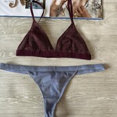 Бюстгальтер без косточек браллет и трусы